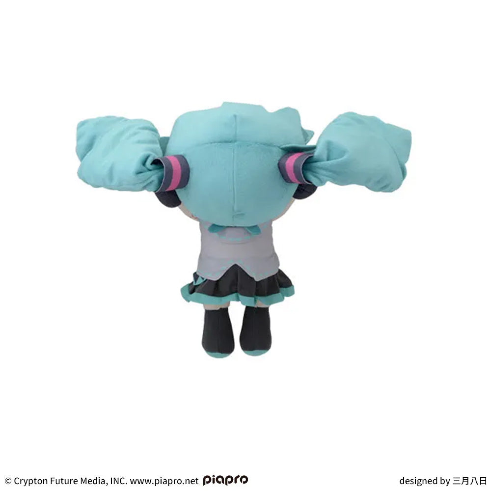 Hatsune Miku Series Fuwapuchi Lying Down Ｍ Plush Toy Hatsune Miku B, Stuffed Animals, animota