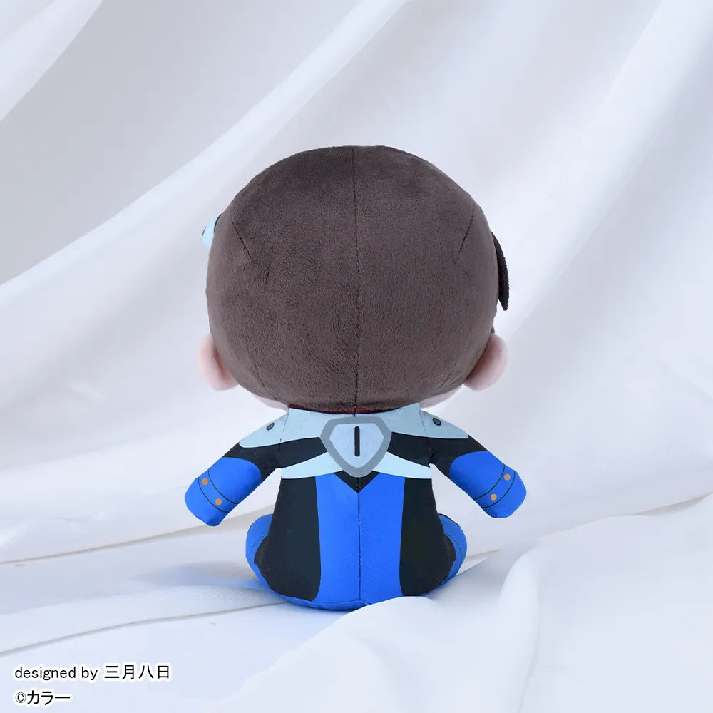 Evangelion Series Fuwapuchi M Plush Toy Shinji B (Right), Stuffed Animals, animota