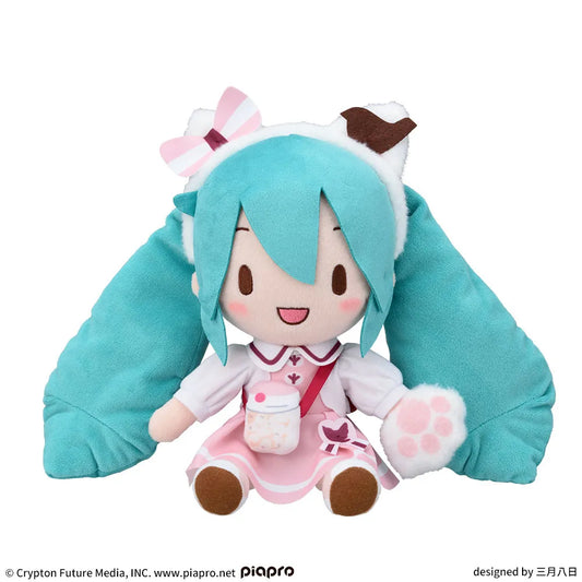 Hatsune Miku Series Fuwapuchi M Plush Toy Hatsune Miku Outing Series: Theme Park Ver., Stuffed Animals, animota