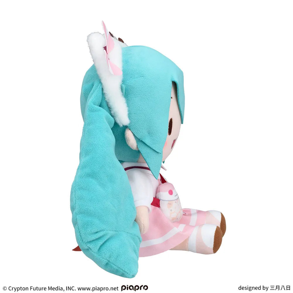 Hatsune Miku Series Fuwapuchi M Plush Toy Hatsune Miku Outing Series: Theme Park Ver., Stuffed Animals, animota