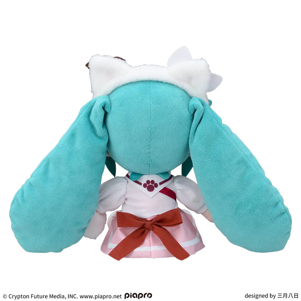 Hatsune Miku Series Fuwapuchi M Plush Toy Hatsune Miku Outing Series: Theme Park Ver., Stuffed Animals, animota