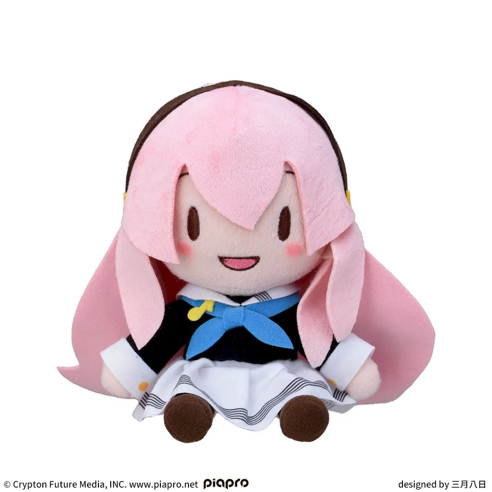 Hatsune Miku Series Fuwapuchi Mini Plush Toy Megurine Luka School Uniform Ver., Stuffed Animals, animota