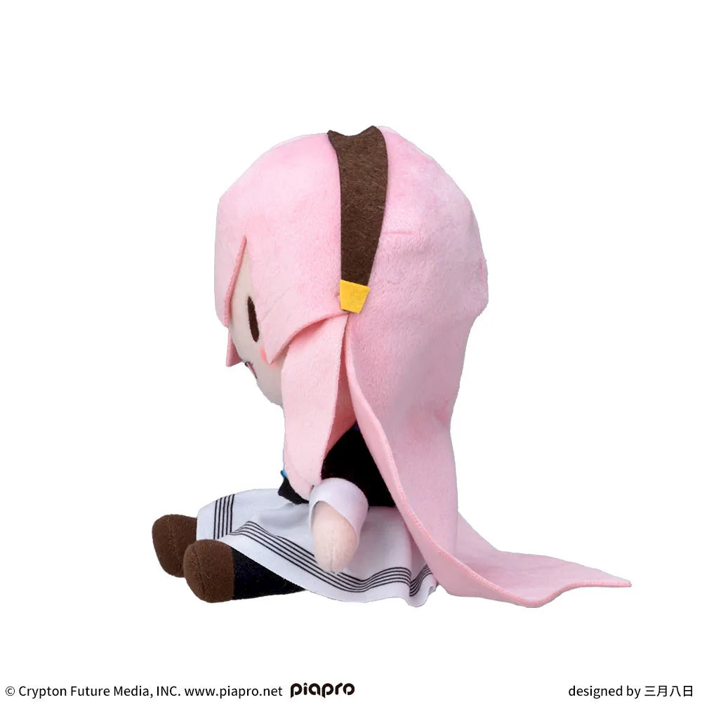 Hatsune Miku Series Fuwapuchi Mini Plush Toy Megurine Luka School Uniform Ver., Stuffed Animals, animota