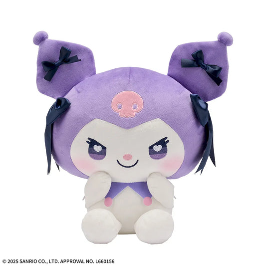 Yurukawa Sanrio Characters L Plush Toy Kuromi RIBBONHOLIC