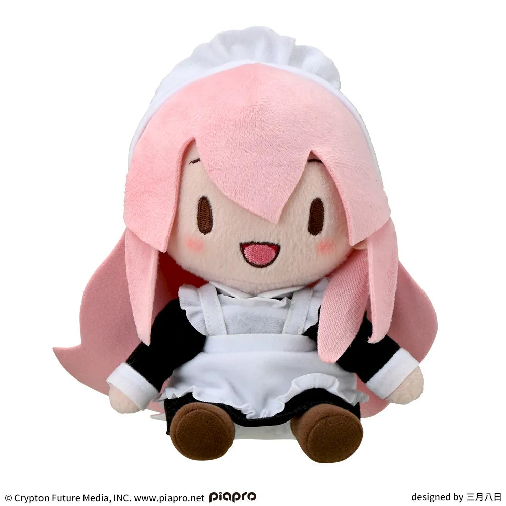 Hatsune Miku Series Fuwapuchi Mini Plush Toy Megurine Luka Maid Ver.