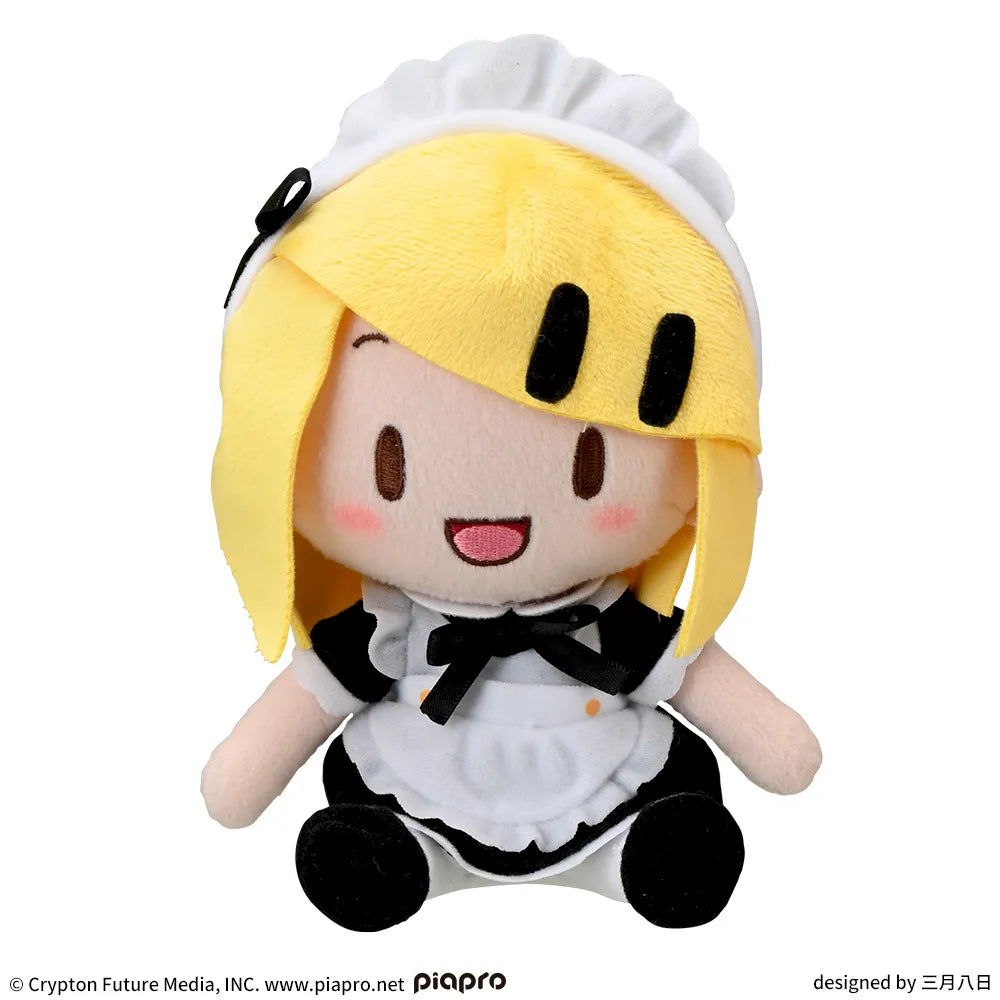 Hatsune Miku Series Fuwapuchi Mini Plush Toy Kagamine Rin Maid Ver.