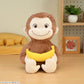 Curious George Red Cheeks L Plush Toy Banana