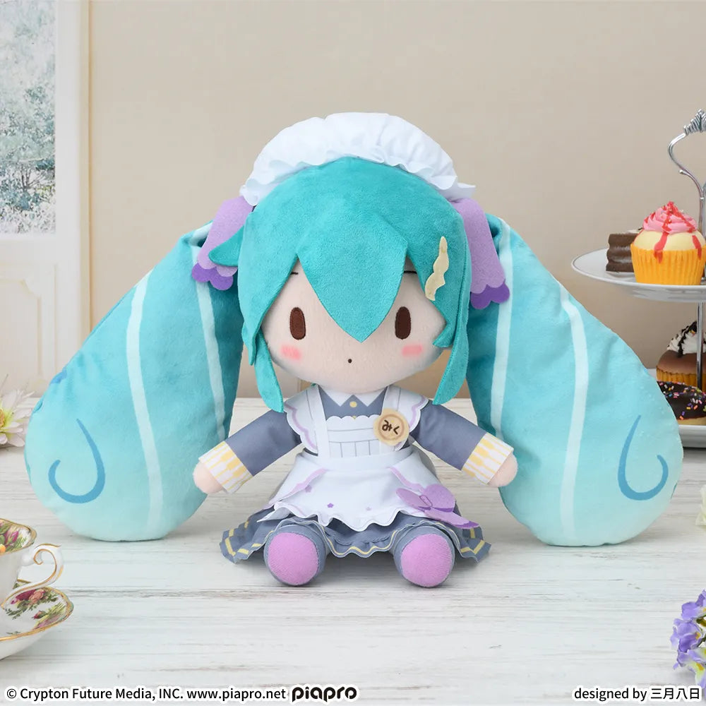 Hatsune Miku Series Fuwapuchi M Plush Toy Hatsune Miku － Classic Maid －
