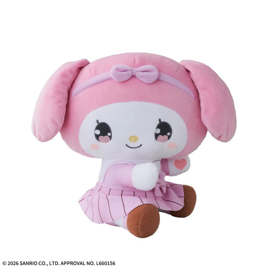 Yurukawa Sanrio Characters L Plush Toy My Melody YK Academy High School