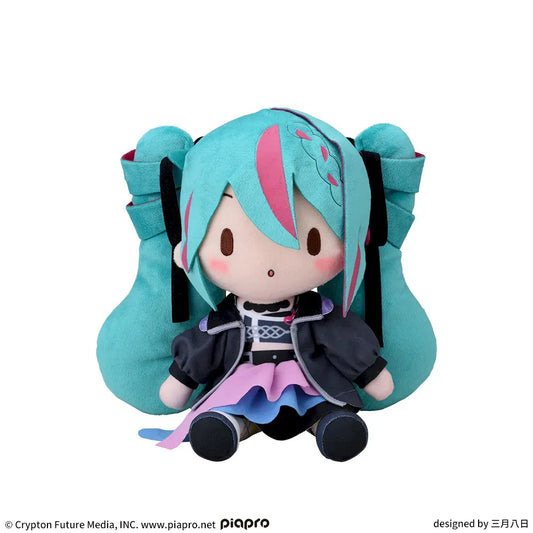 Hatsune Miku Series Fuwapuchi M Plush Toy - Hatsune Miku Punk !