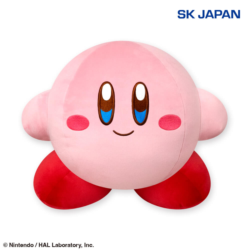 Kirby of the Stars Standard Mocchiri Super BIG Plush Toy, Stuffed Animals, animota