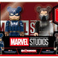 MARVEL STUDIOS - BE@RBRICK 100% Pair Box [CAPTAIN AMERICA (STEALTH SUIT)] & [WINTER SOLDIER] [Happy-Kuji Pair Box Prize B]