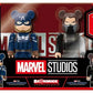 MARVEL STUDIOS - BE@RBRICK 100% Pair Box [CAPTAIN AMERICA (STEALTH SUIT)] & [WINTER SOLDIER] [Happy-Kuji Pair Box Prize B]