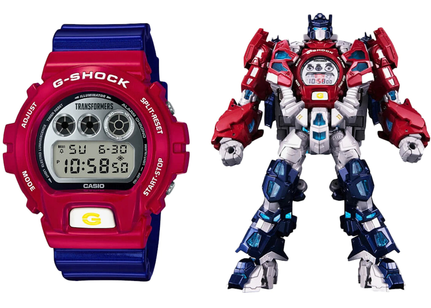 G SHOCK x Transformers Limited Edition DW6900TF SET animota