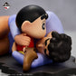 The Movie: Crayon Shin-chan Natsukashi Cinemas Family Iconic Scene Vignette Figure [Ichiban-Kuji Prize Last One], Action & Toy Figures, animota
