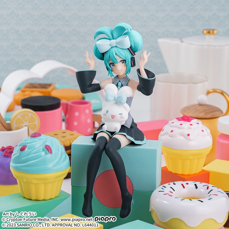 Hatsune Miku Series - Chokonose Premium Figure - Hatsune Miku × Cinnamoroll | animota