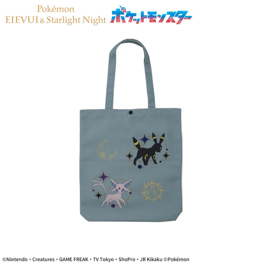 Pokémon Platinum Zakka Tote Bag - EIEVUI and Starlight Night A