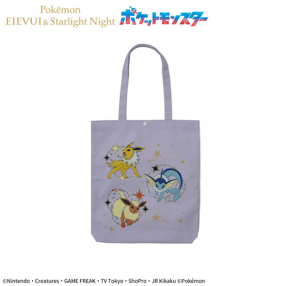 Pokémon Platinum Zakka Tote Bag - EIEVUI and Starlight Night B