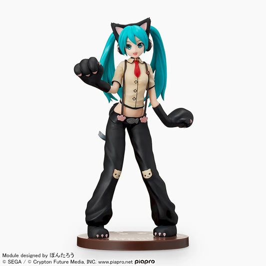 Hatsune Miku Project DIVA Arcade Future Tone Super Premium Figure "Hatsune Miku - Nyanko" (Reissue), Action & Toy Figures, animota