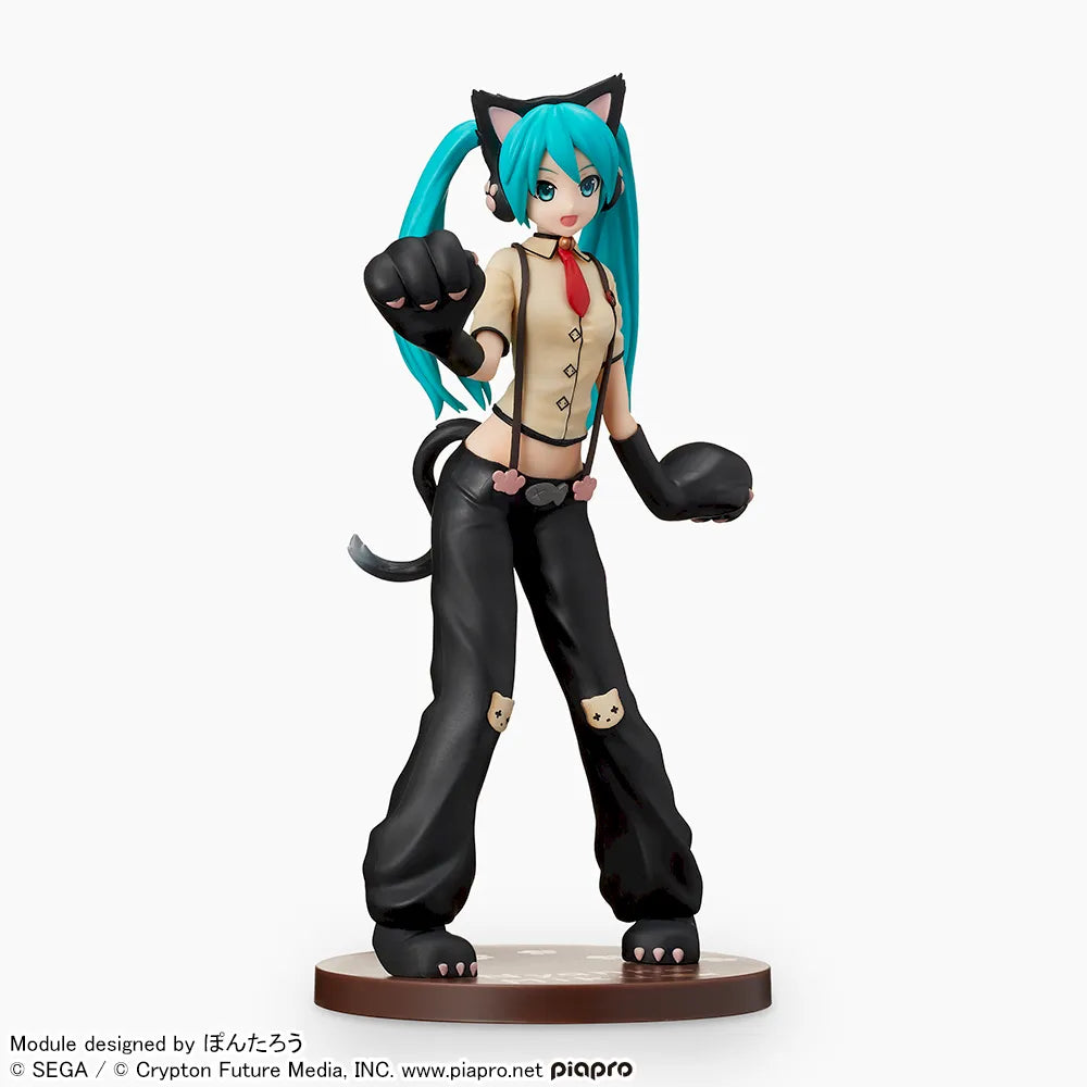 Hatsune Miku Project DIVA Arcade Future Tone Super Premium Figure "Hatsune Miku - Nyanko" (Reissue)