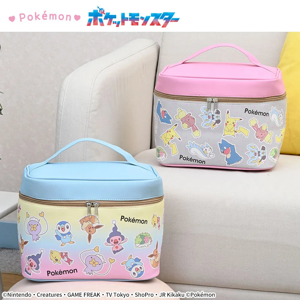 Pokémon Plutinum Zakka Vanity Pouch Light Blue Ver., Apparel & Accessories, animota