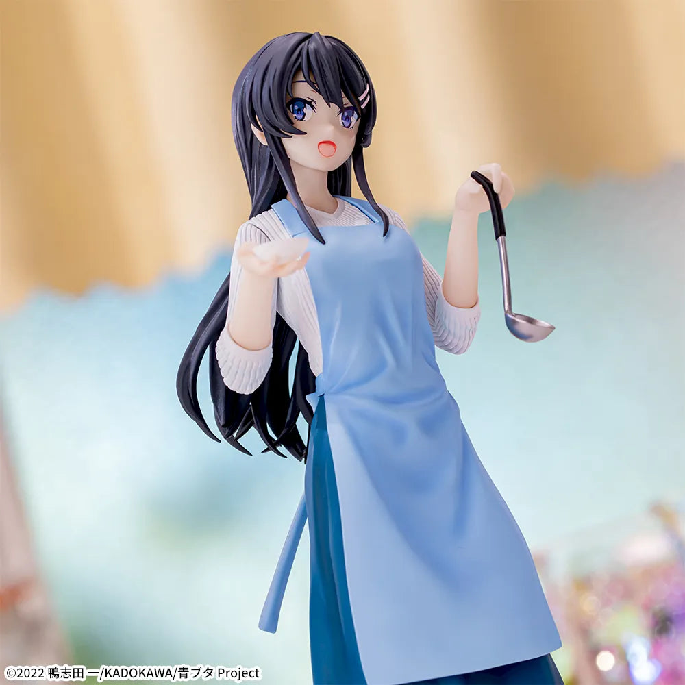 Rascal Does Not Dream of Bunny Girl Senpai Luminasta Mai Sakurajima Apron, Action & Toy Figures, animota