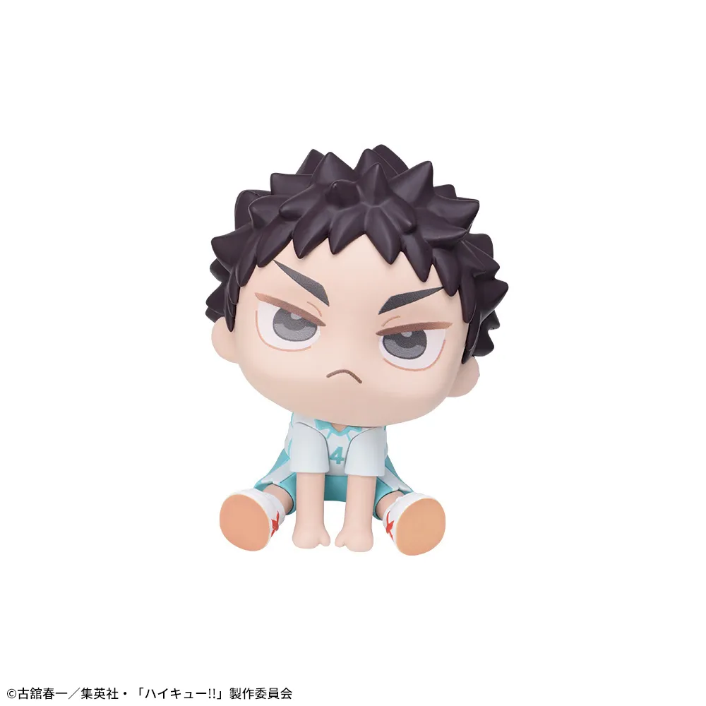 Haikyuu!! ! Qyuru Me Mini Figure Iwaizumi