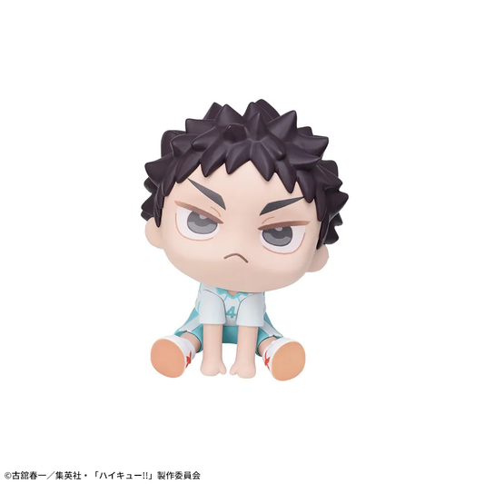 Haikyuu!! ! Qyuru Me Mini Figure Iwaizumi