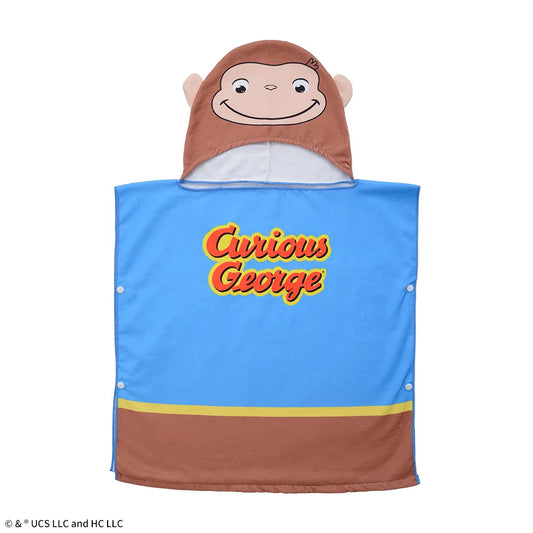 Curious George Plutinum Zakka Hooded Towel