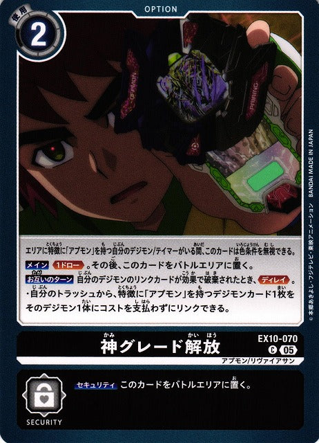 God Grade Unleashed EX10-070 C
