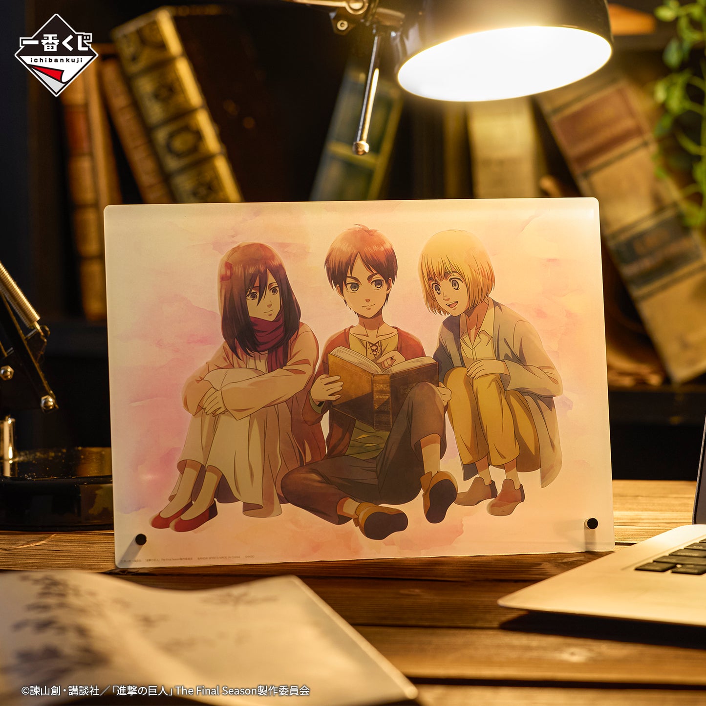 Attack on Titan - The Rumbling - Acryl Board - Beyond the Walls [Ichiban-Kuji Prize D] (Re-release), Collectibles, animota