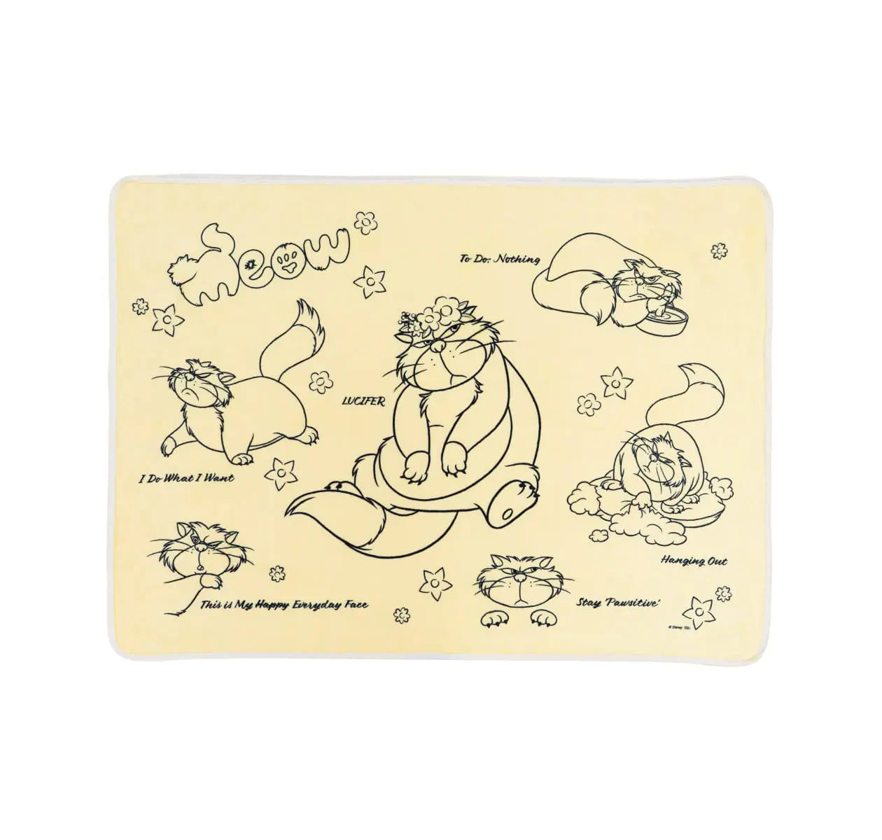 Disney Nyan Nyan Nyan Blanket with Plush Toy [Happy-Kuji Last Prize]