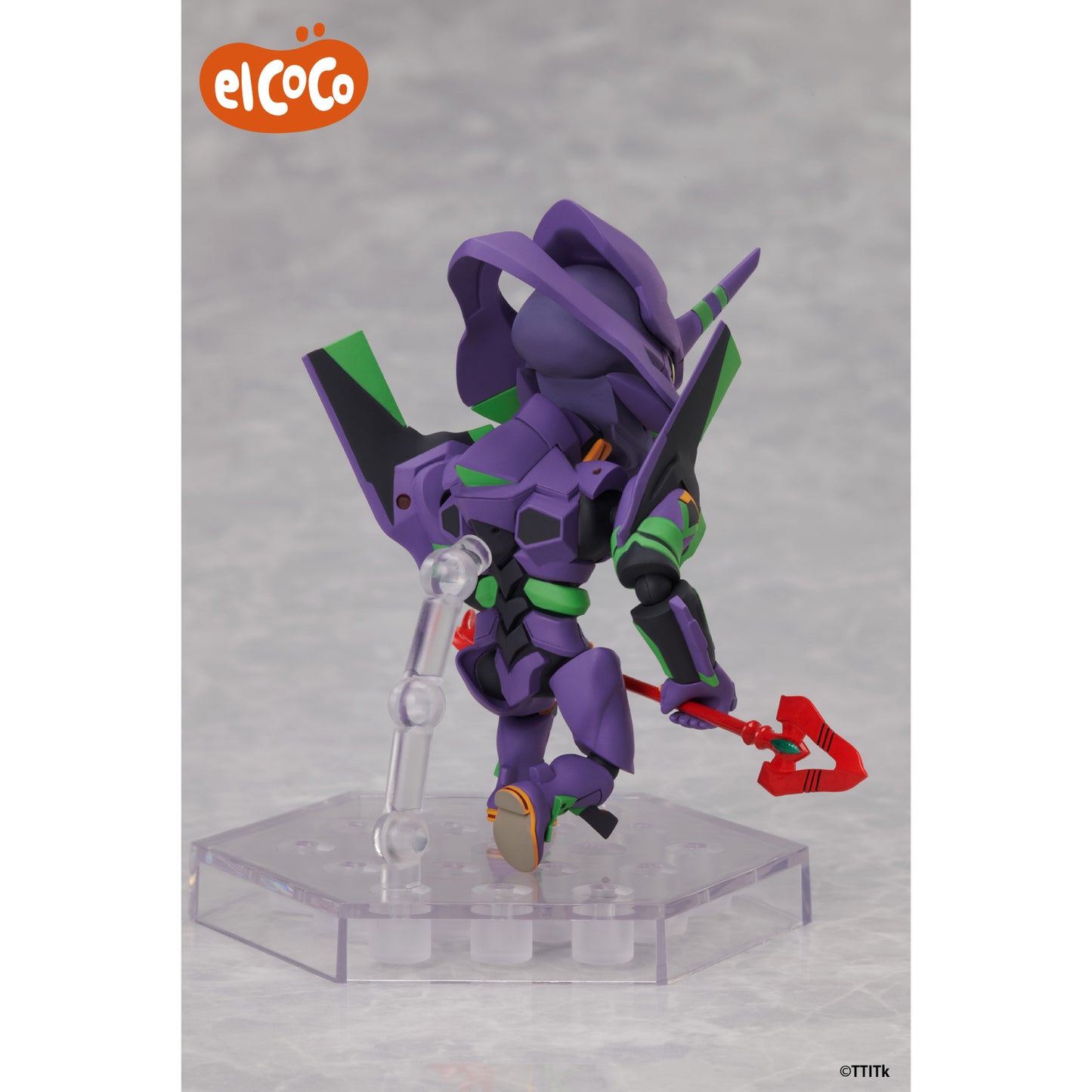 Shin Japan Heroes Universe DEFORM+ Evangelion Unit 01 Full Action Deformed Figure