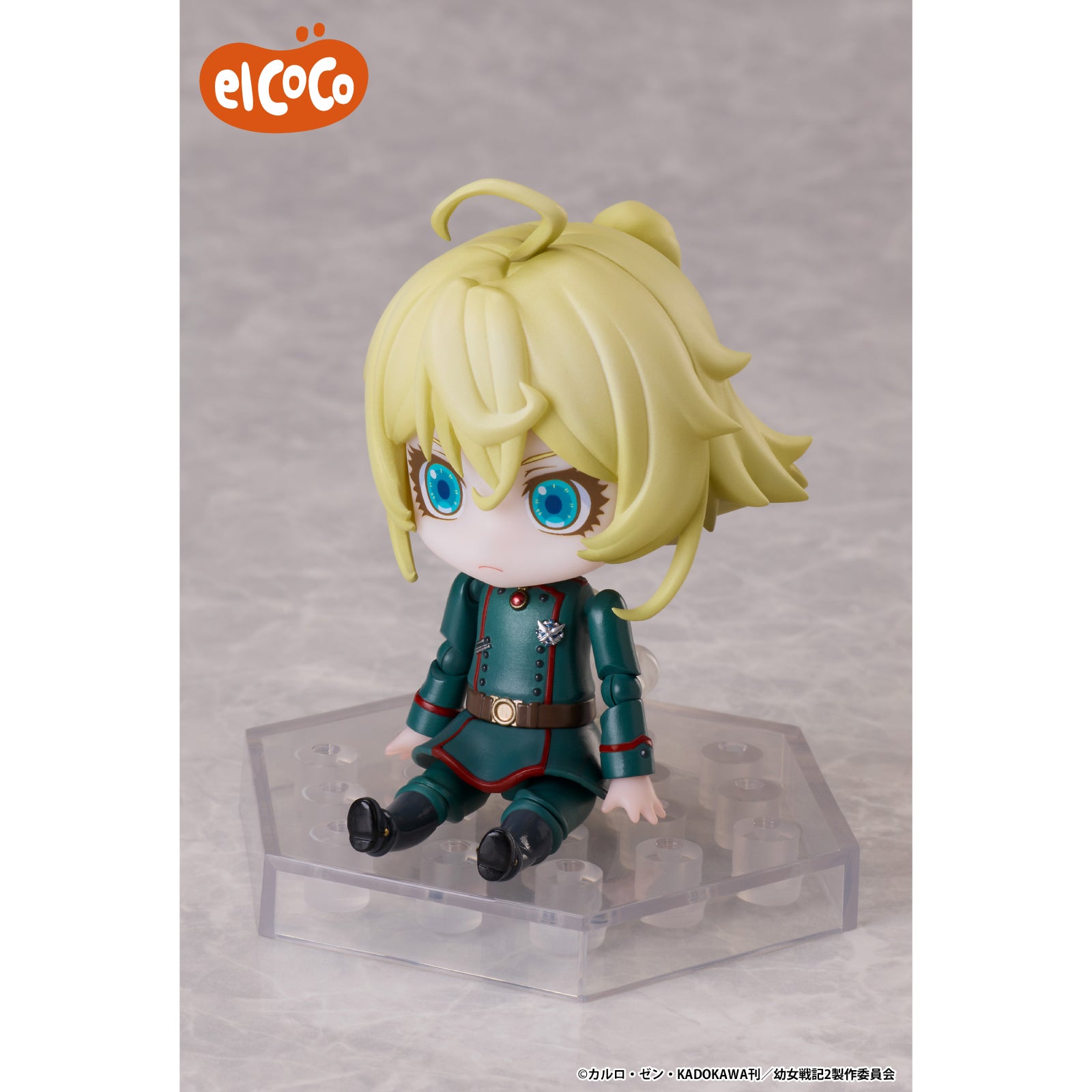 Youjo Senki DFORM+ Tanya Degurechaff Full Action Defrom Figure, Action Figures, animota