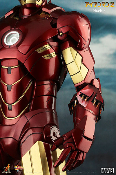 Movie Masterpiece - 1/6 Scale Fully Poseable Figure: Iron Man 2 - Mark 4