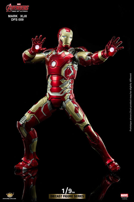 Avengers: Age of Ultron - Iron Man Mark43 1/9 Diecast Figure | animota