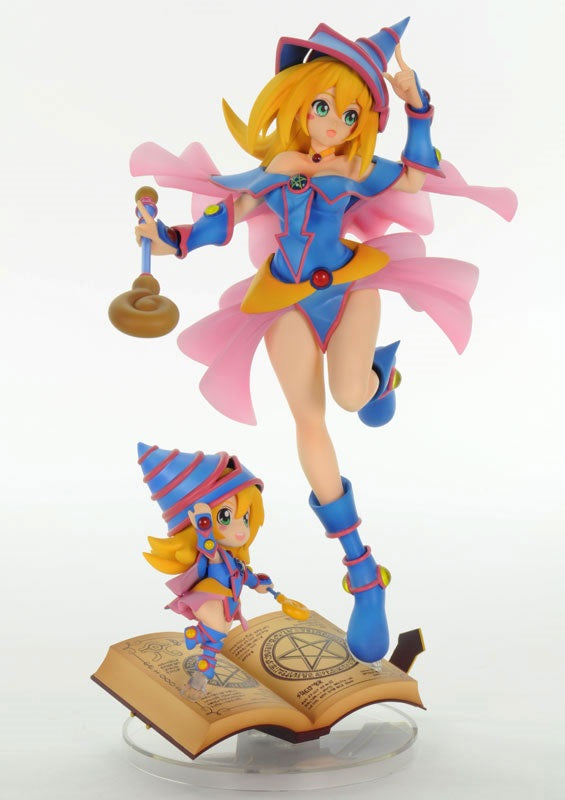 Yu-Gi-Oh! Duel Monsters - Dark Magician Girl with Chibi Buramaji Girl 1/8 Complete Figure | animota