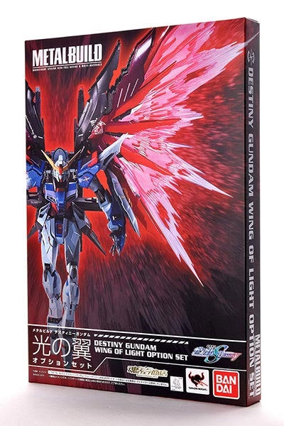 METAL BUILD - Destiny Gundam Wing of Light Option Set [Tamashii Web Shoten Exclusive], Action & Toy Figures, animota