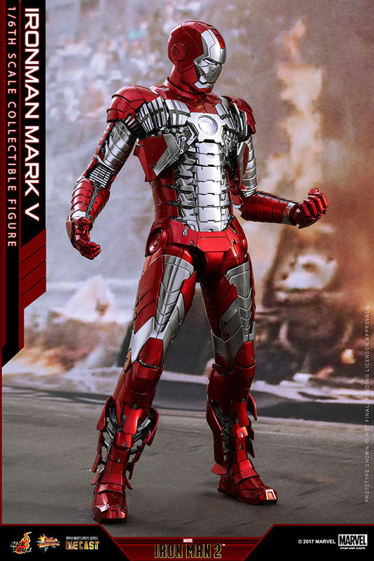 Movie Masterpiece DIECAST "Iron Man 2" 1/6 Scale Figure Iron Man Mark 5