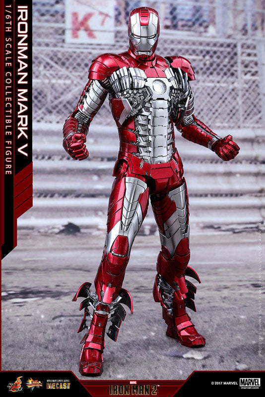 Movie Masterpiece DIECAST "Iron Man 2" 1/6 Scale Figure Iron Man Mark 5