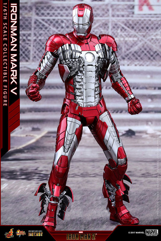 Movie Masterpiece DIECAST "Iron Man 2" 1/6 Scale Figure Iron Man Mark 5