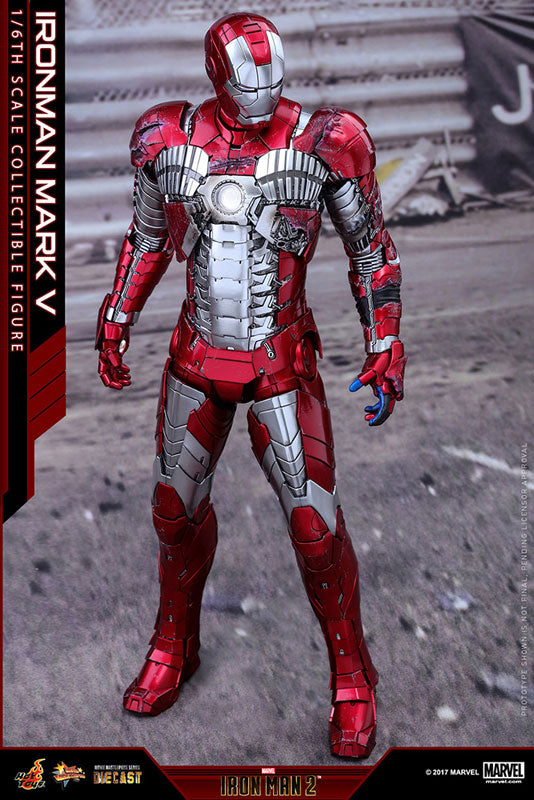 Movie Masterpiece DIECAST "Iron Man 2" 1/6 Scale Figure Iron Man Mark 5