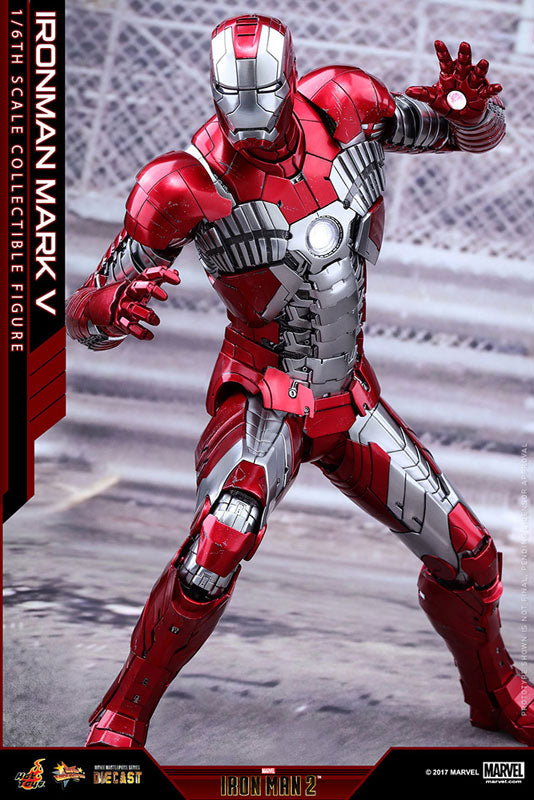 Movie Masterpiece DIECAST "Iron Man 2" 1/6 Scale Figure Iron Man Mark 5