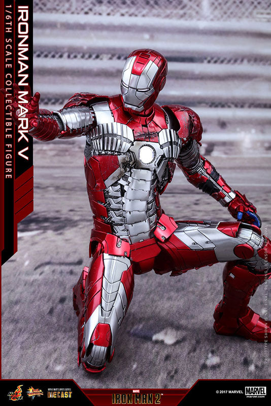 Movie Masterpiece DIECAST "Iron Man 2" 1/6 Scale Figure Iron Man Mark 5