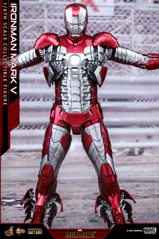 Movie Masterpiece DIECAST "Iron Man 2" 1/6 Scale Figure Iron Man Mark 5