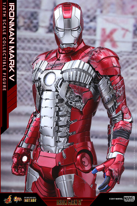 Movie Masterpiece DIECAST "Iron Man 2" 1/6 Scale Figure Iron Man Mark 5