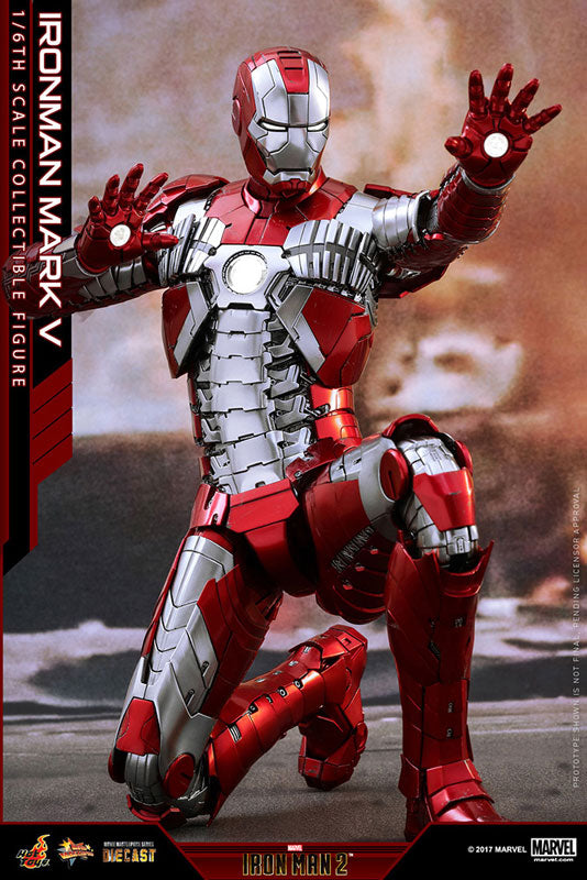 Movie Masterpiece DIECAST "Iron Man 2" 1/6 Scale Figure Iron Man Mark 5