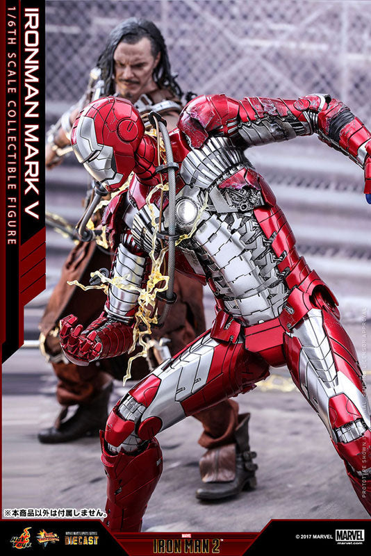 Movie Masterpiece DIECAST "Iron Man 2" 1/6 Scale Figure Iron Man Mark 5