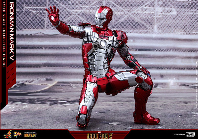 Movie Masterpiece DIECAST "Iron Man 2" 1/6 Scale Figure Iron Man Mark 5