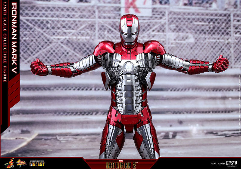 Movie Masterpiece DIECAST "Iron Man 2" 1/6 Scale Figure Iron Man Mark 5